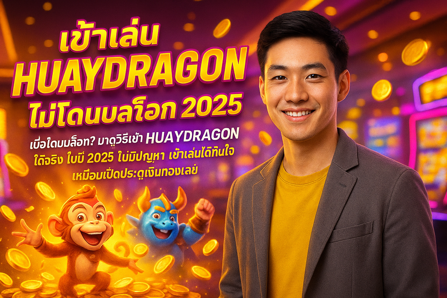 เข้าเล่น HUAYDRAGON ไม่โดนบล็อก 2025